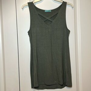 P.S. Kate Criss Cross Front Tank